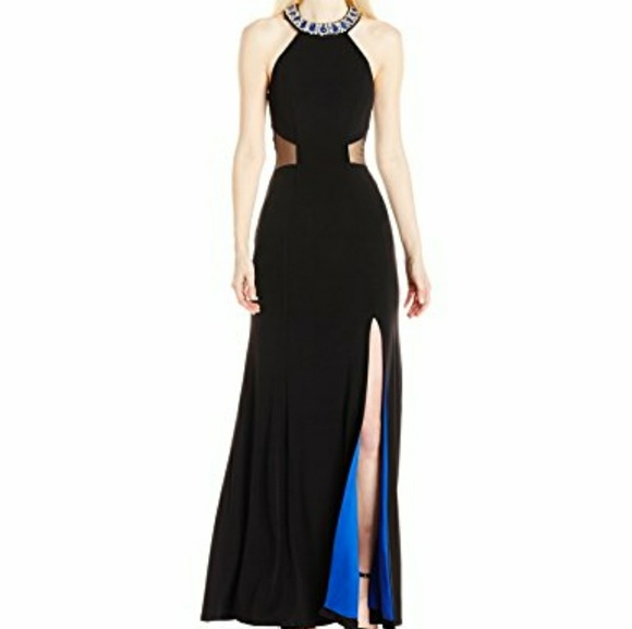 Sequin Hearts Dresses & Skirts - Long formal prom, home coming gown with slit